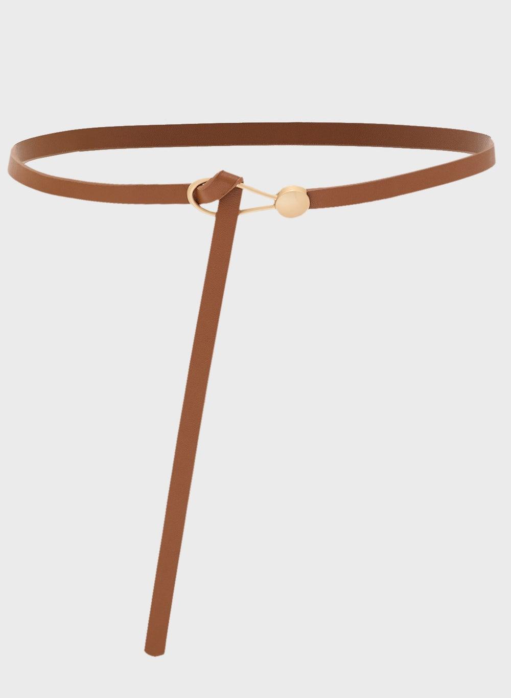 Ginger Thin Elegance Belt – Sleek Accessory for Women - Image 1