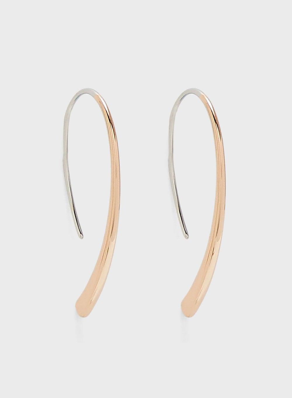 Skagen Elin Dual-Tone Cuff Earrings for Women - Image 1