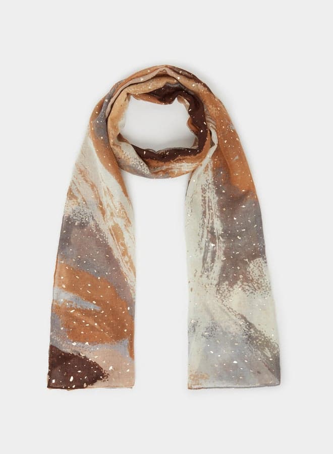 Styli Abstract Elegance - Women's Printed Scarf - Image 1