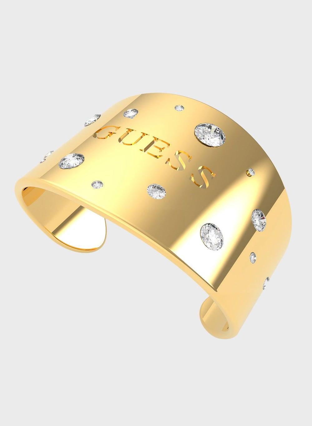 GUESS Gold-Toned Swarovski Crystal Bangle for Women - Image 1