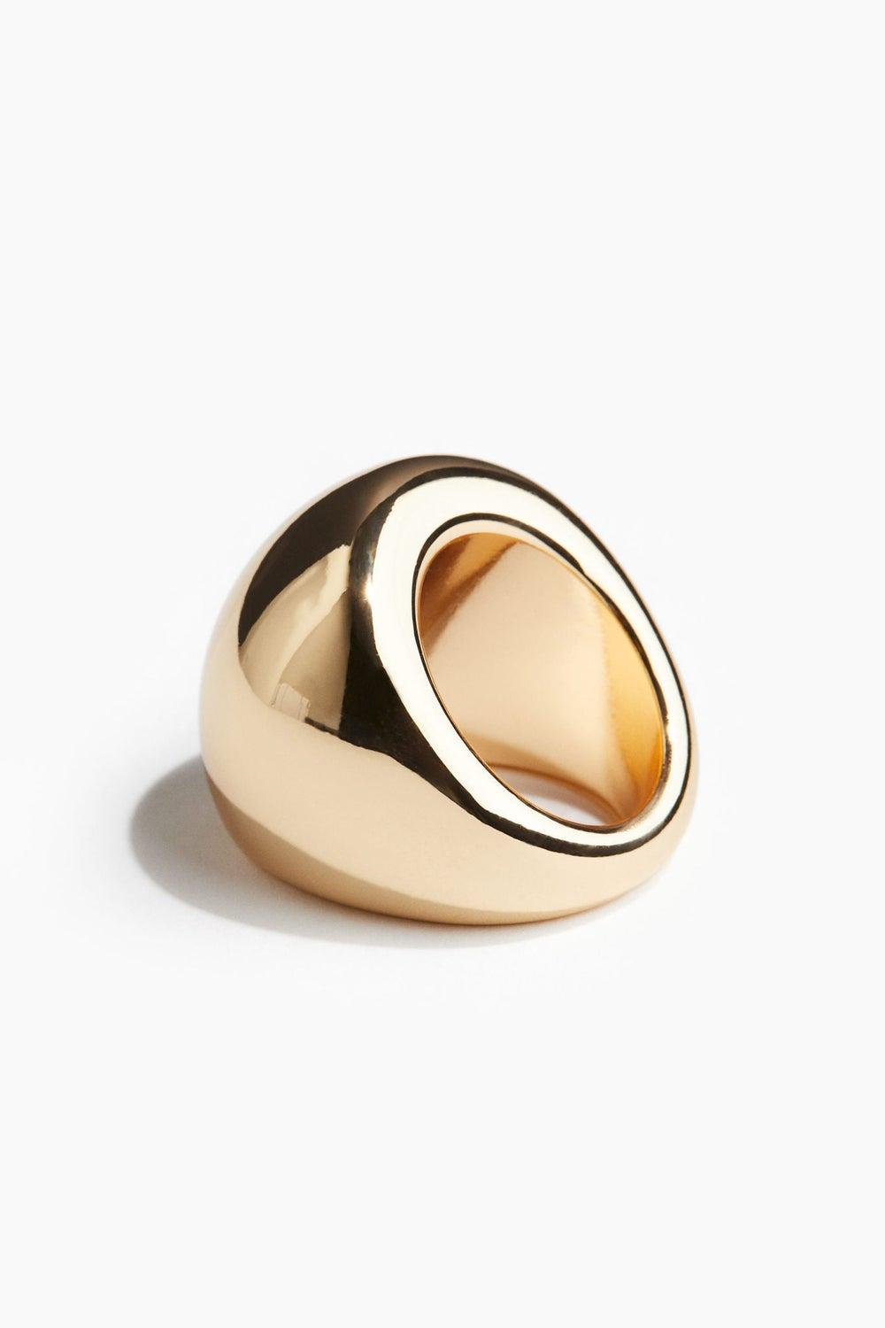 H&M Bold Elegance Ring - Shimmering Metallic Accent - Image 1