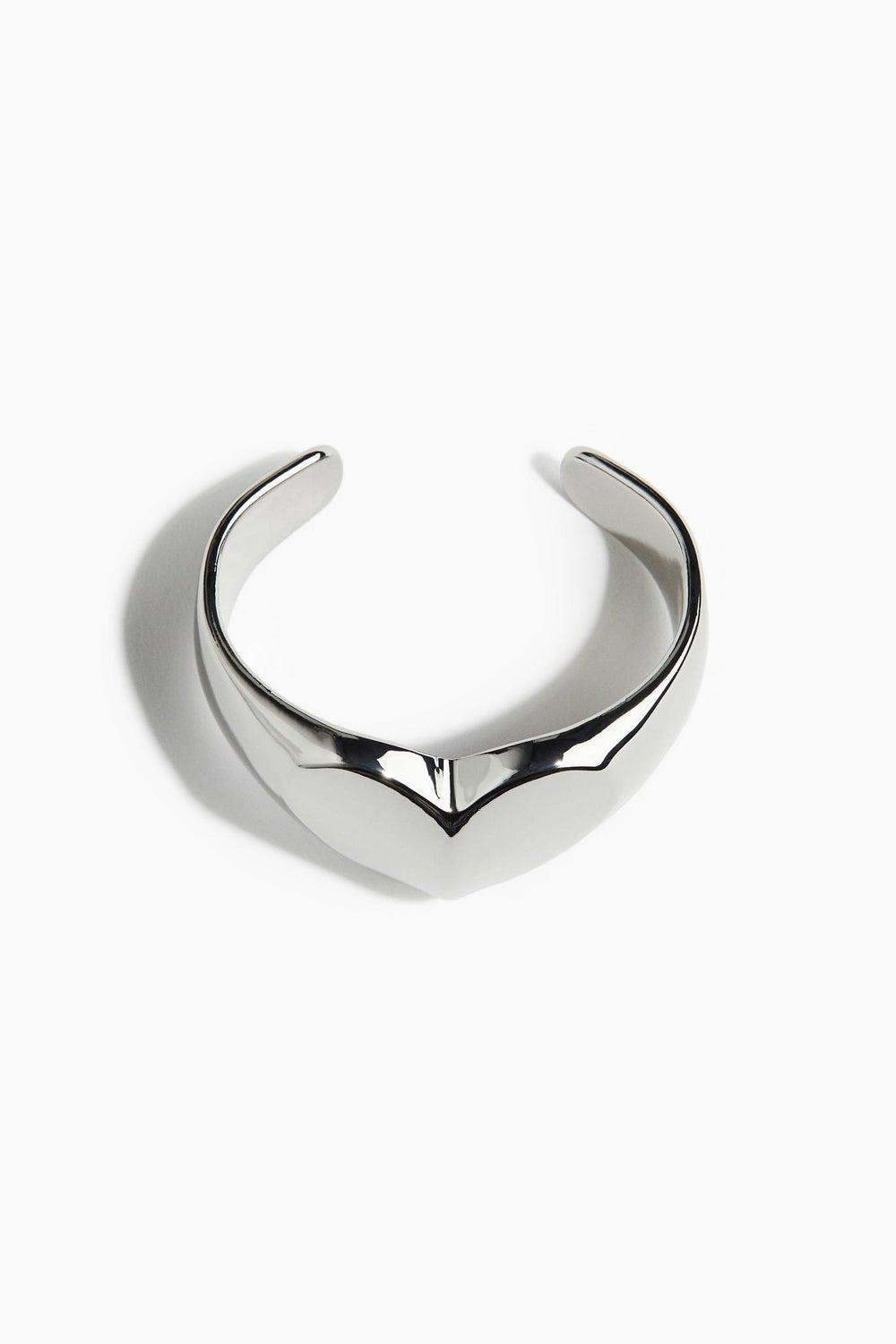 H&M Elegant Heart-Center Cuff Bracelet for Women - Image 1