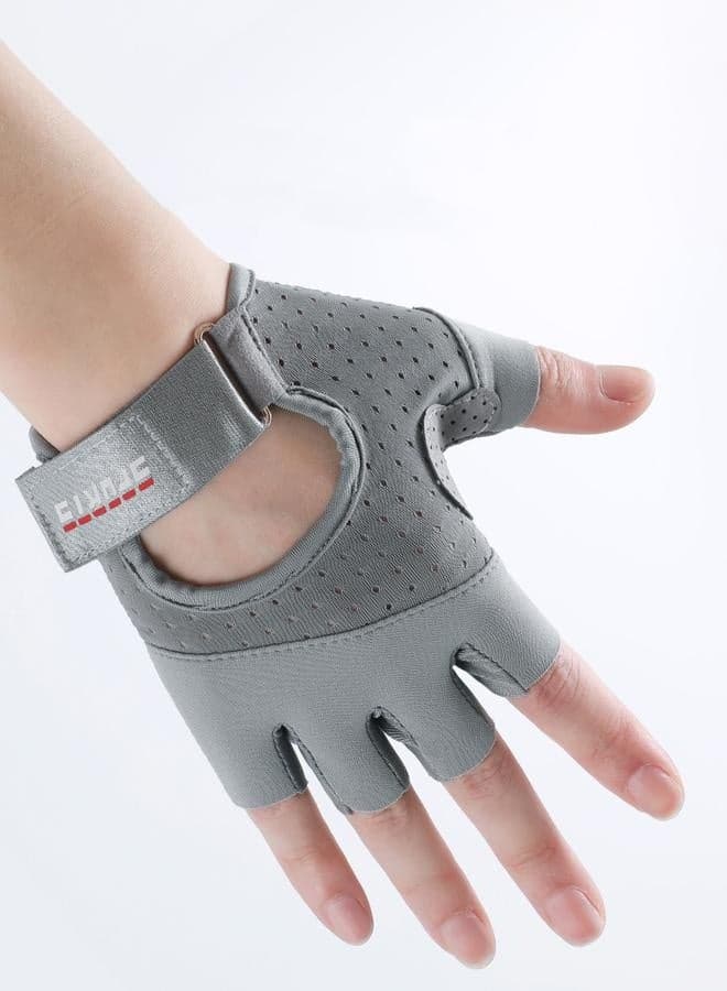 Styli Breathable Peep Text Lifting Gloves with Silicon Grip - Image 1