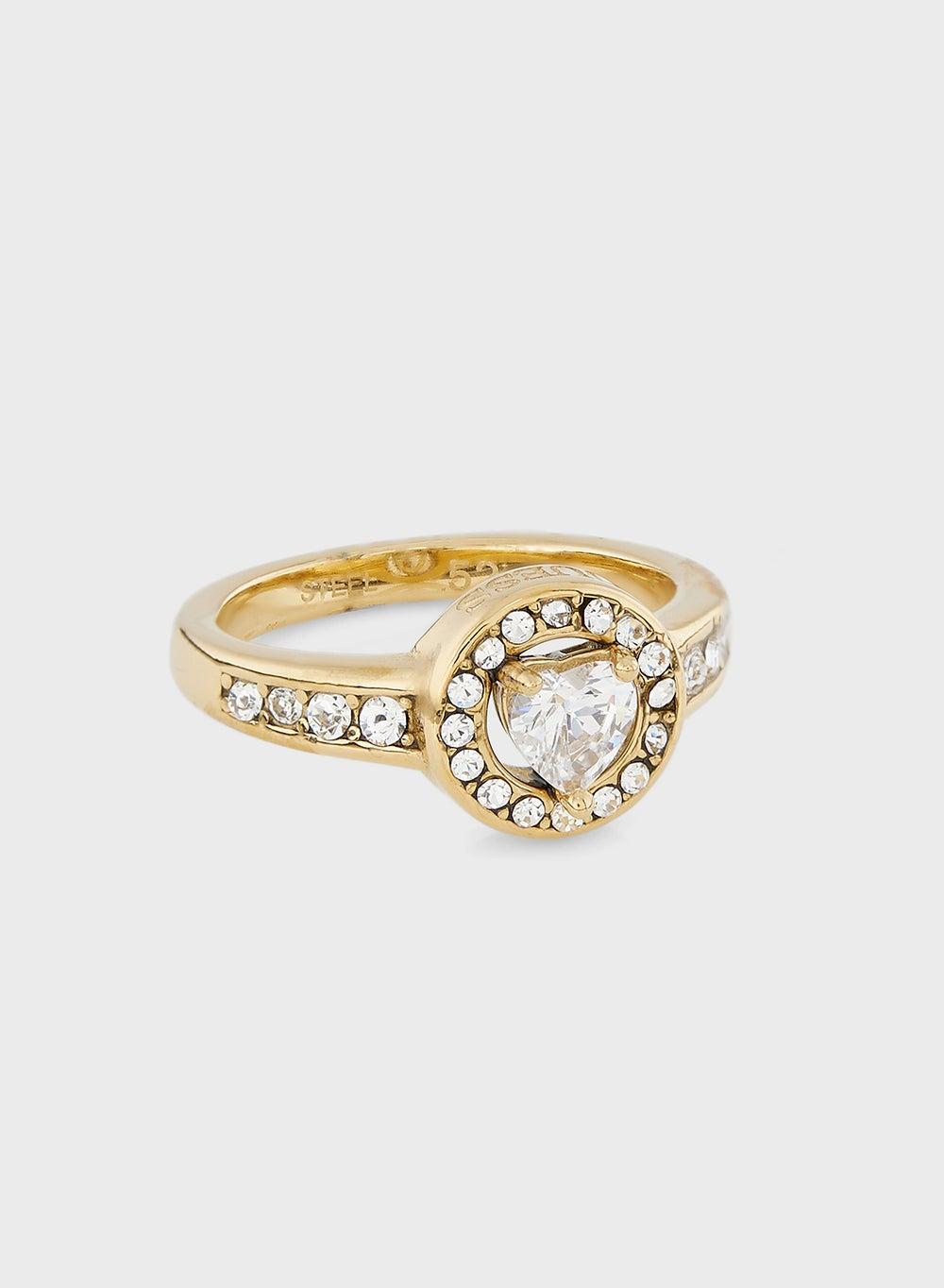 GUESS Crystal Detail Elegance Ring for Women - Image 1