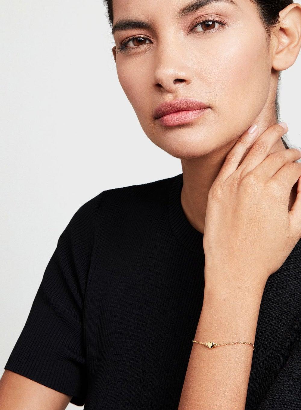 Ted Baker Harsa Elegant Gold-Plated Heart Bracelet - Image 1