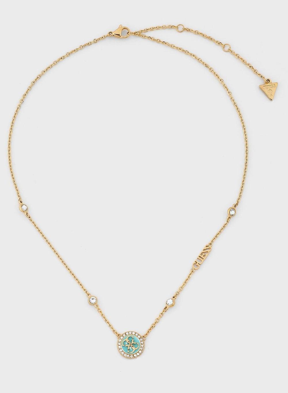 GUESS 4G Coin Necklace - Elegance in Versatility - Image 1