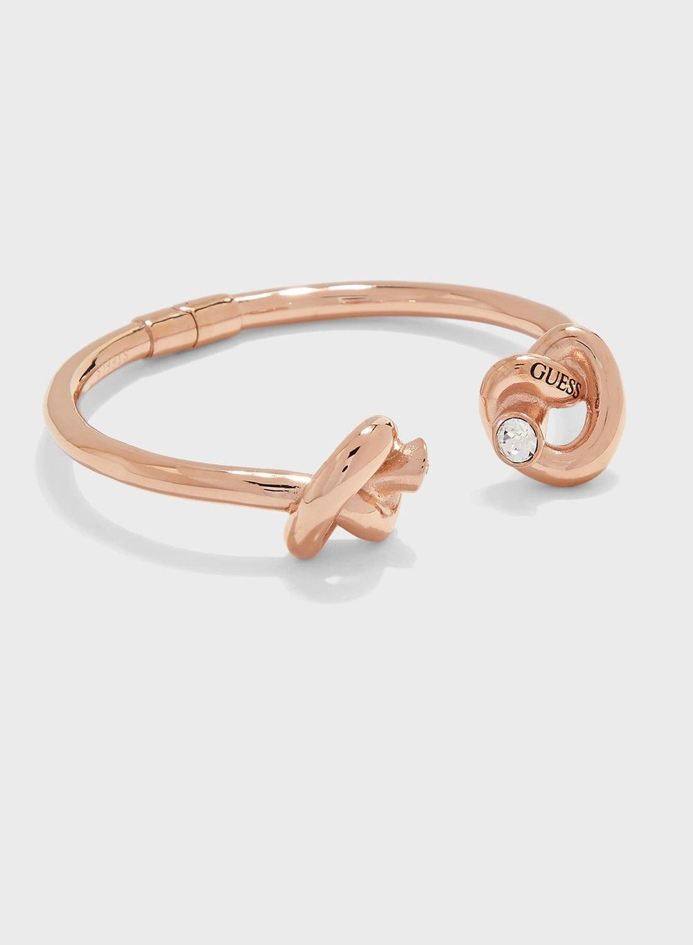 GUESS Double Knot Stone-Embellished Bangle - Image 1