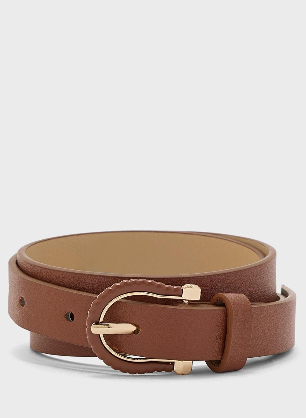 Ginger Elegance: Chic Casual Belt for Contemporary Women - Image 1