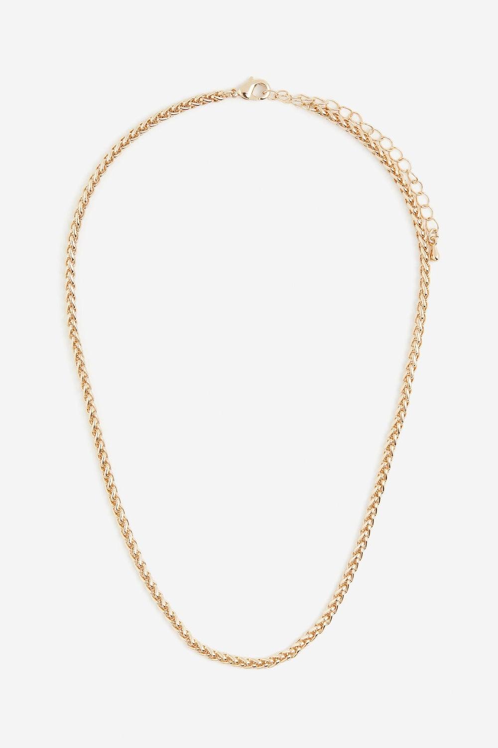 H&M Gold-Tone Elegance Adjustable Chain Necklace - Image 1