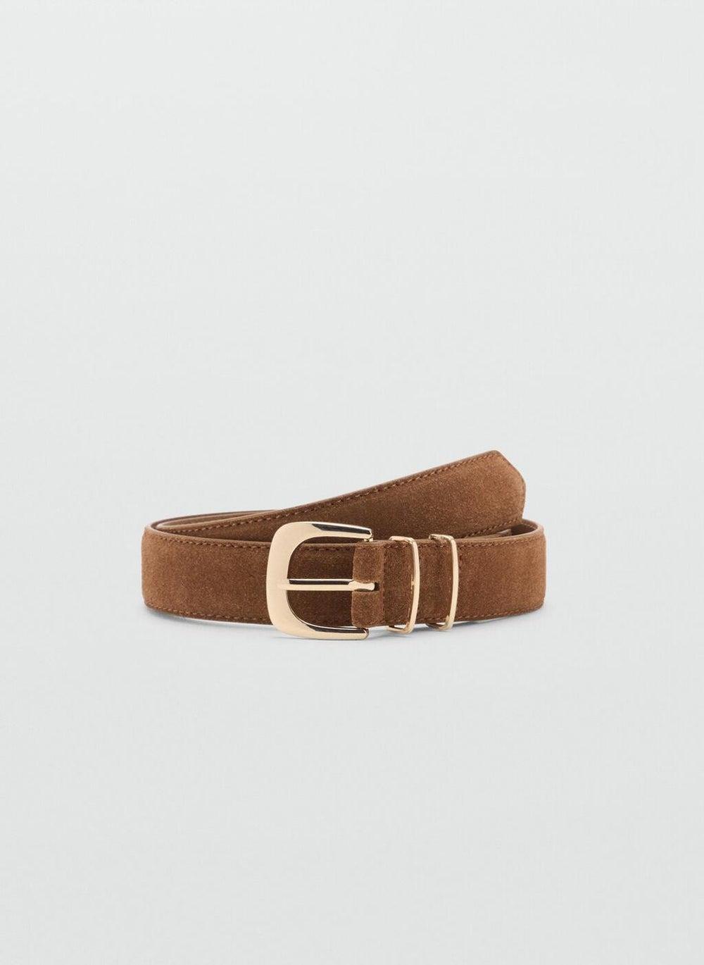 MANGO Chic Suede Belt - Elevate Your Wardrobe - Image 1