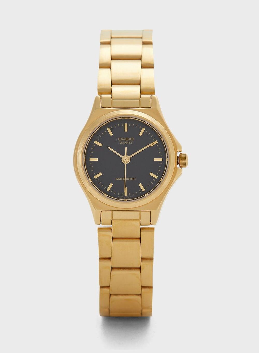CASIO Elegance Gold Tone Women's Dress Watch - Image 1