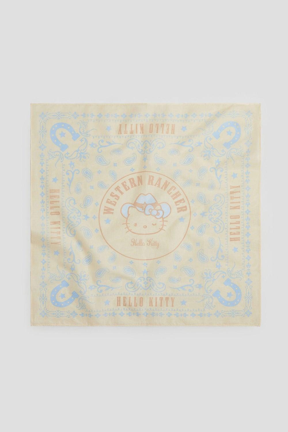 H&M Men's Cotton Printed Square Scarf 55x55 cm - Image 1