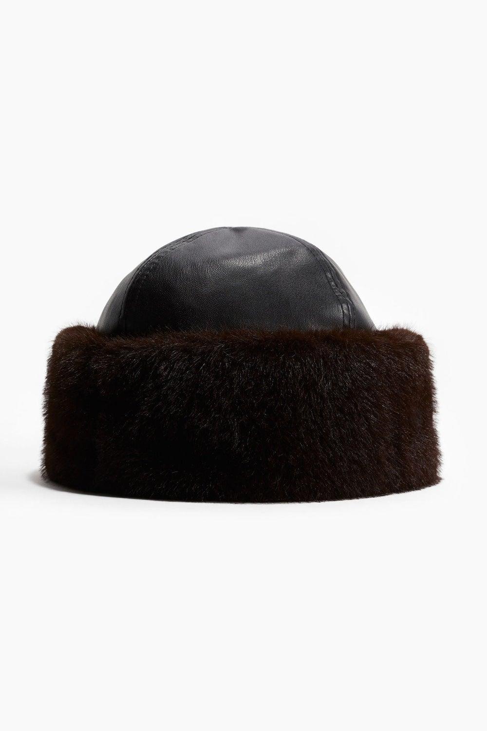 H&M Women's Elegant Fluffy-Trim Winter Hat - Image 1