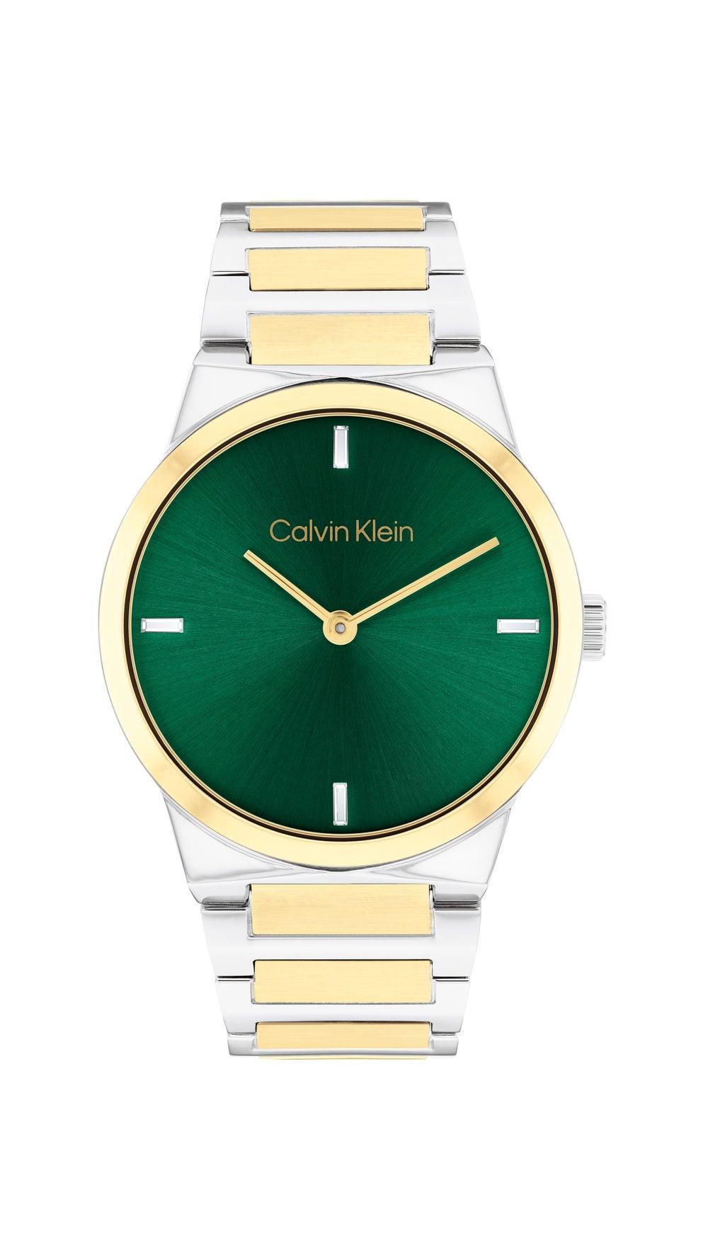 CALVIN KLEIN Linear Elegance Women's Steel Strap Watch - Image 1