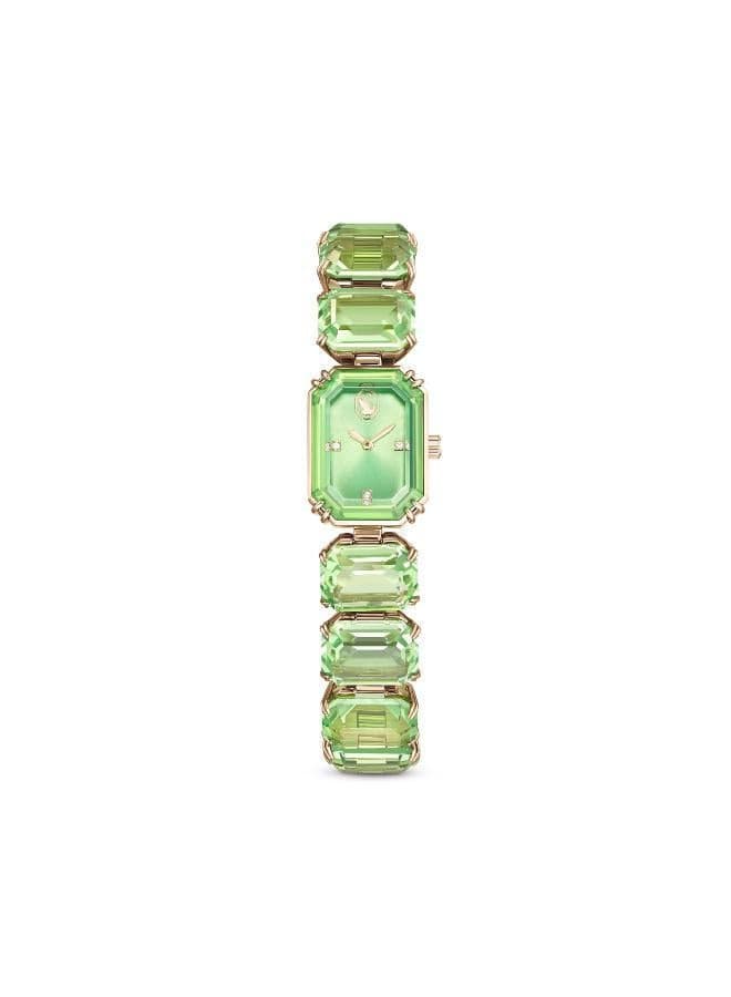 Swarovski Millenia Crystal Champagne Gold-Tone Watch - Image 1