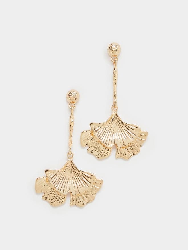 Leaf Dangle Earrings - Styli Collection for Women - Image 1