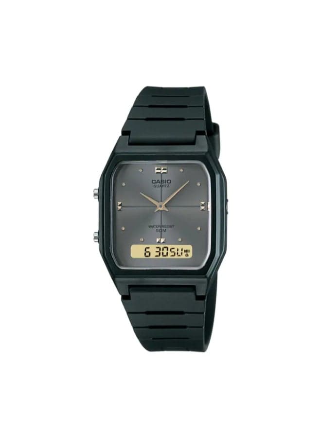 CASIO AW-48HE-8A Elegant Unisex Hybrid Watch - 31.1mm - Image 1
