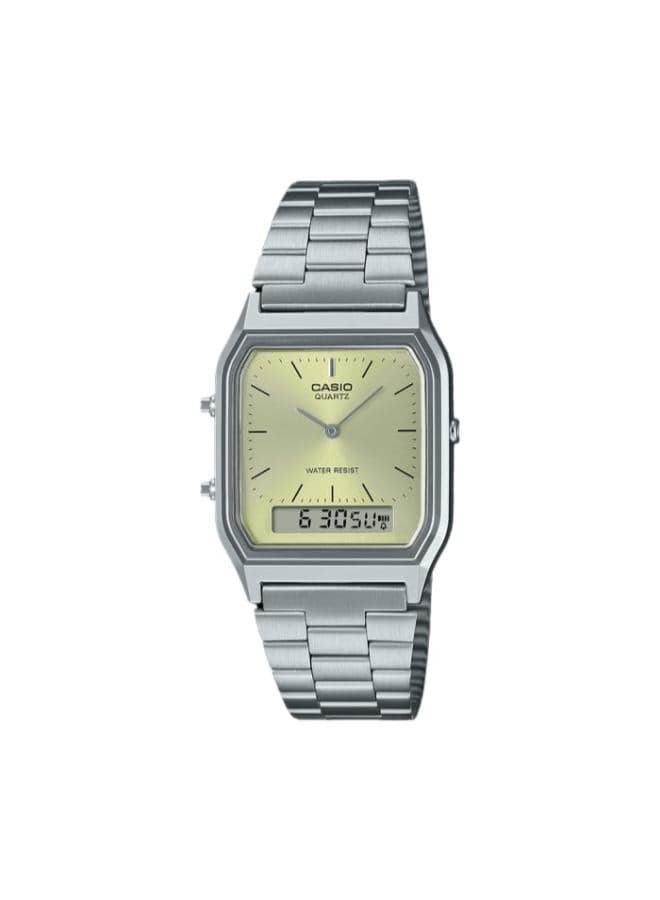 CASIO AQ-230A-9AMQYDF Elegant Analog-Digital Unisex Timepiece - Image 1
