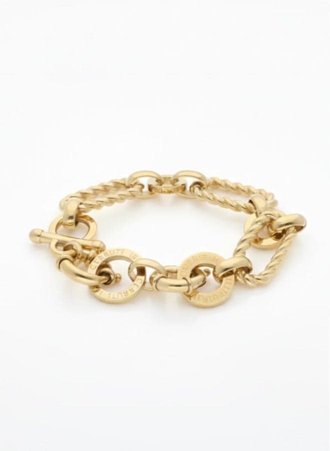 CERRUTI 1881 Chiara Gold-Plated Elegance Bracelet - Image 1