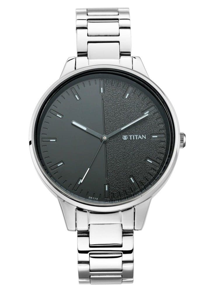 TITAN Precision Women's Simplicity Watch - Black Gradient Elegance - Image 1