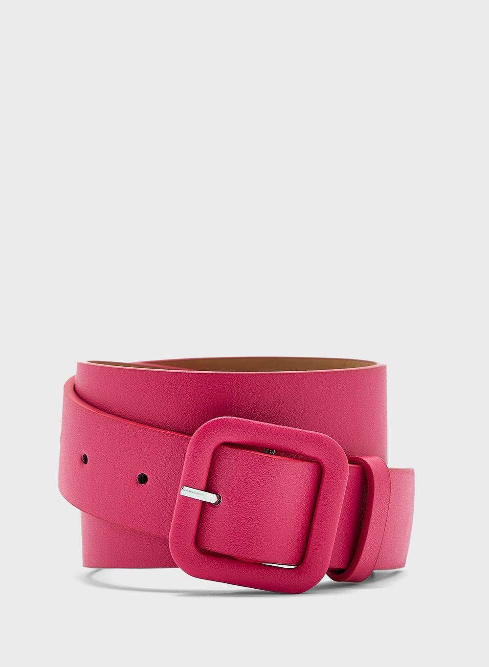 Elegant Ginger Square Buckle Belt – A Chic Accent - Image 1