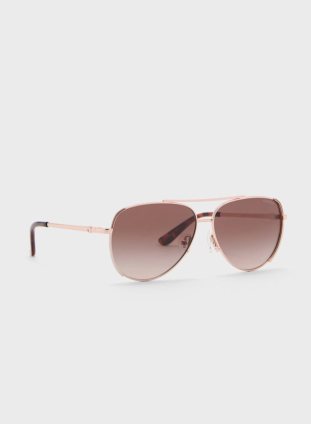 GUESS Women's UV-Protected Aviator Sunglasses - Image 1