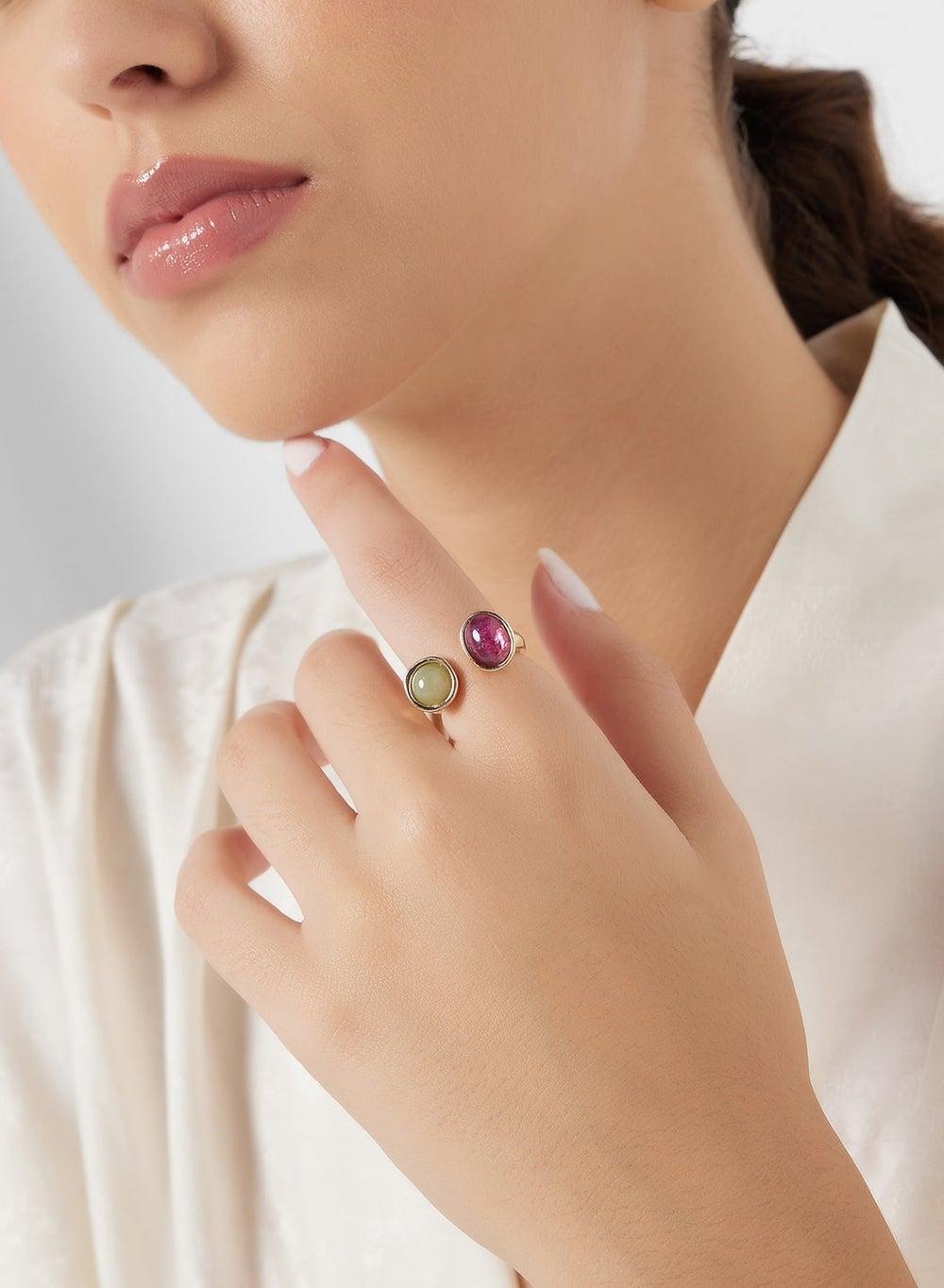 ELLA Stone Detail Elegance Ring – A Modern Classic - Image 1