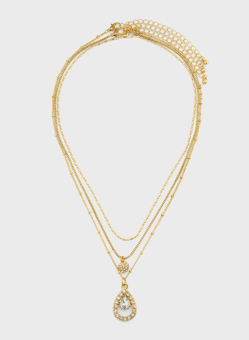 ELLA Trio Pendant Necklace Set - Elegant Variety - Image 1