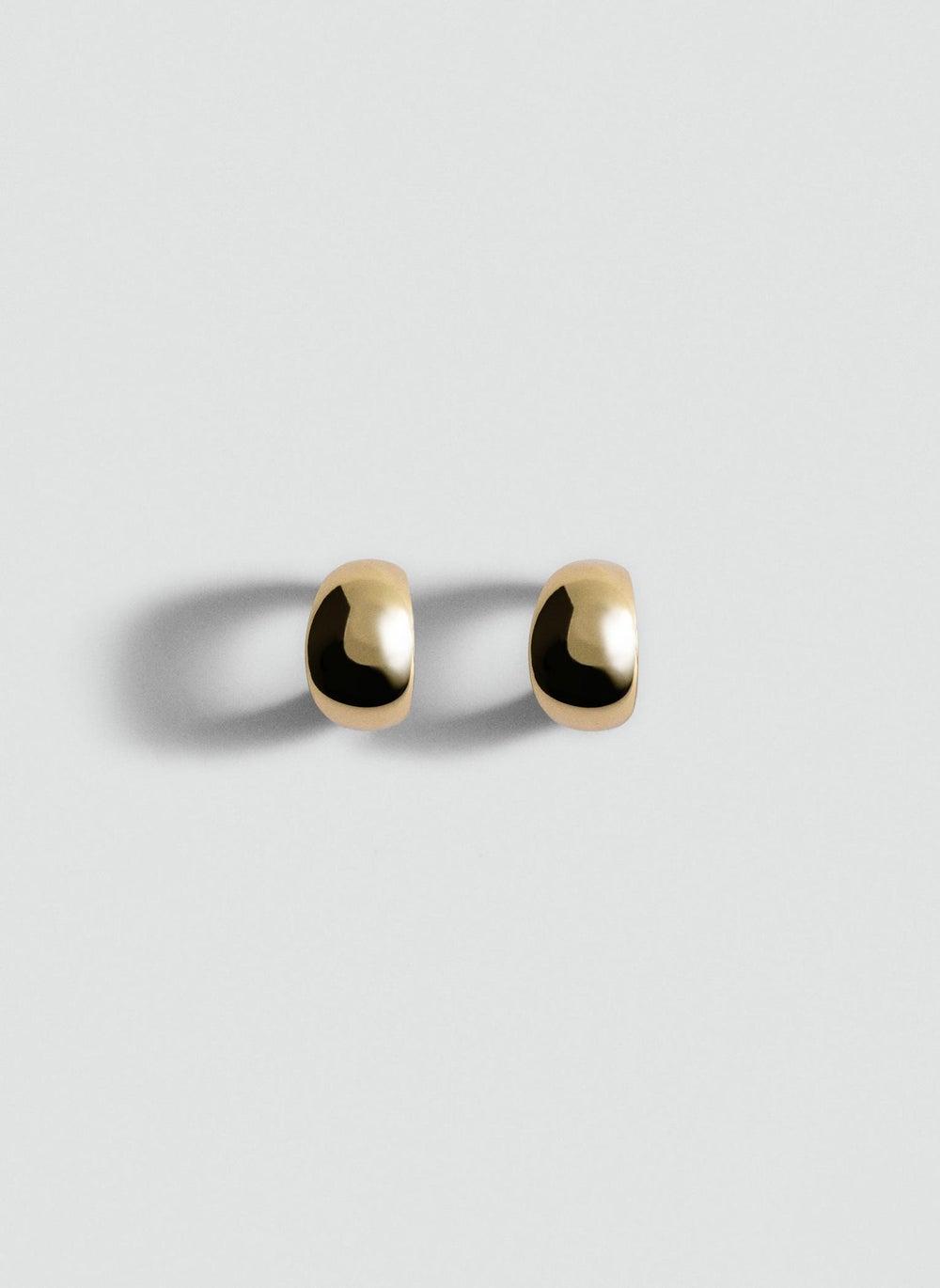 MANGO Volume Hoop Earrings: Oversized Elegance Unveiled - Image 1
