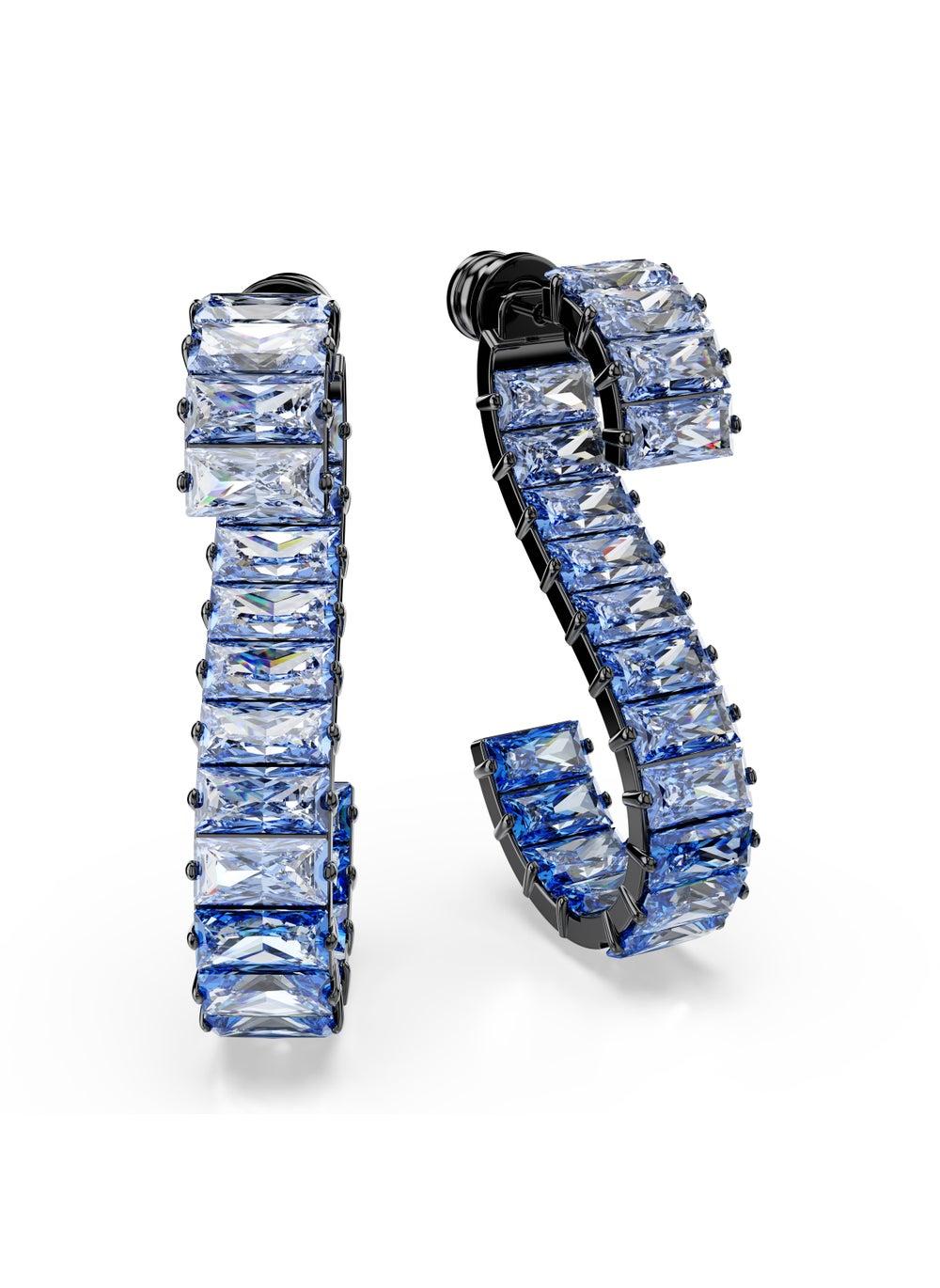 SWAROVSKI Matrix:Pe S Blue Zirconia Stud Earrings - Image 1