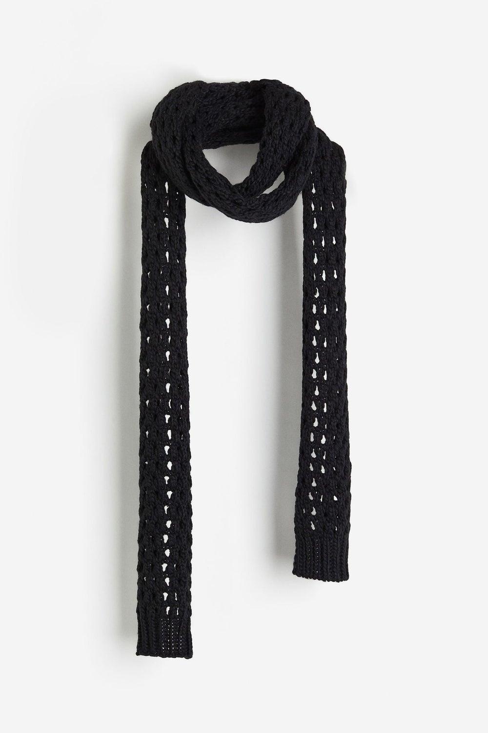 H&M Slim Hole-Knit Elegance Scarf for Women - Image 1
