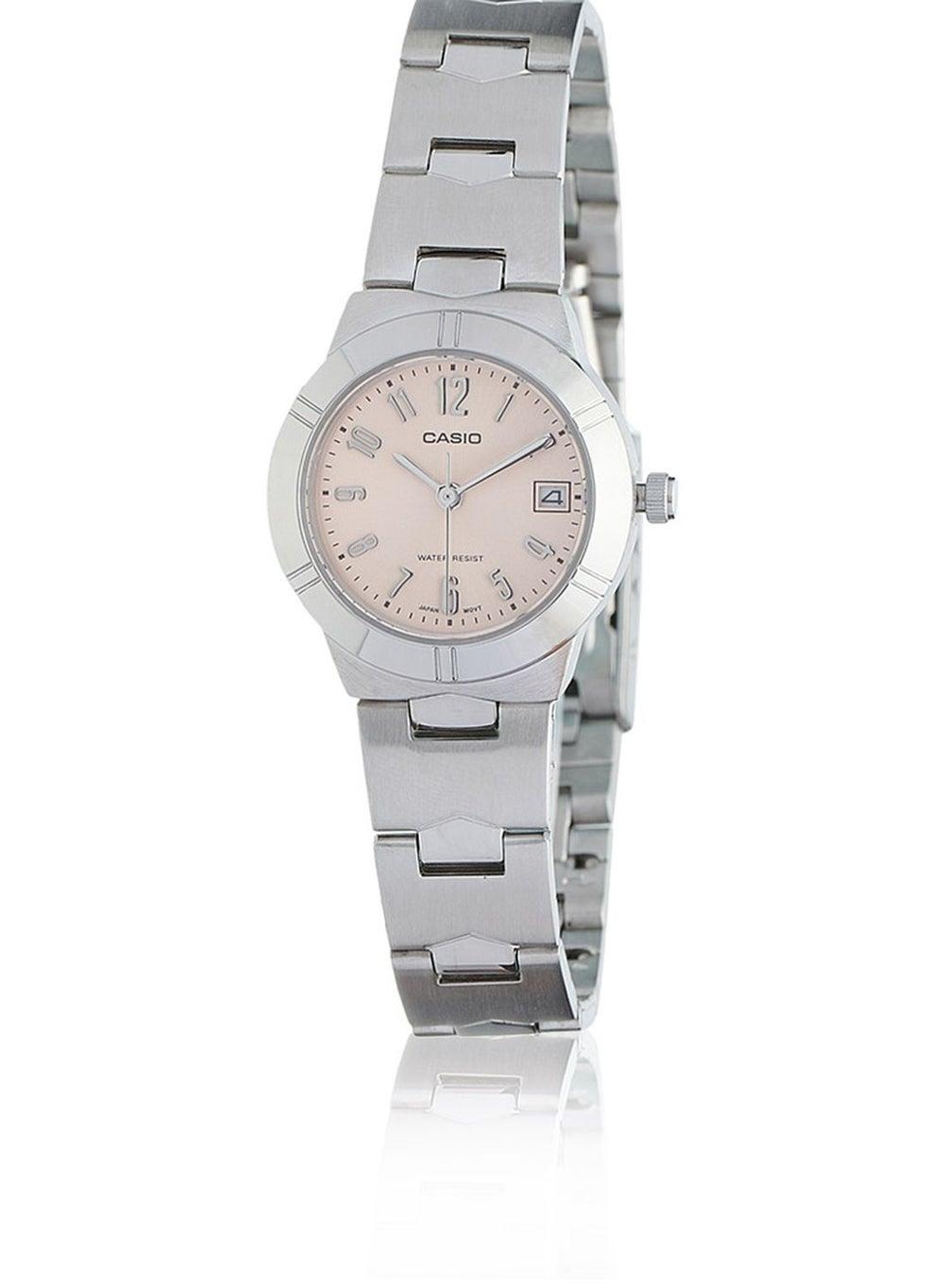 CASIO Elegance Pink Dial Women's Analogue Watch - Image 1