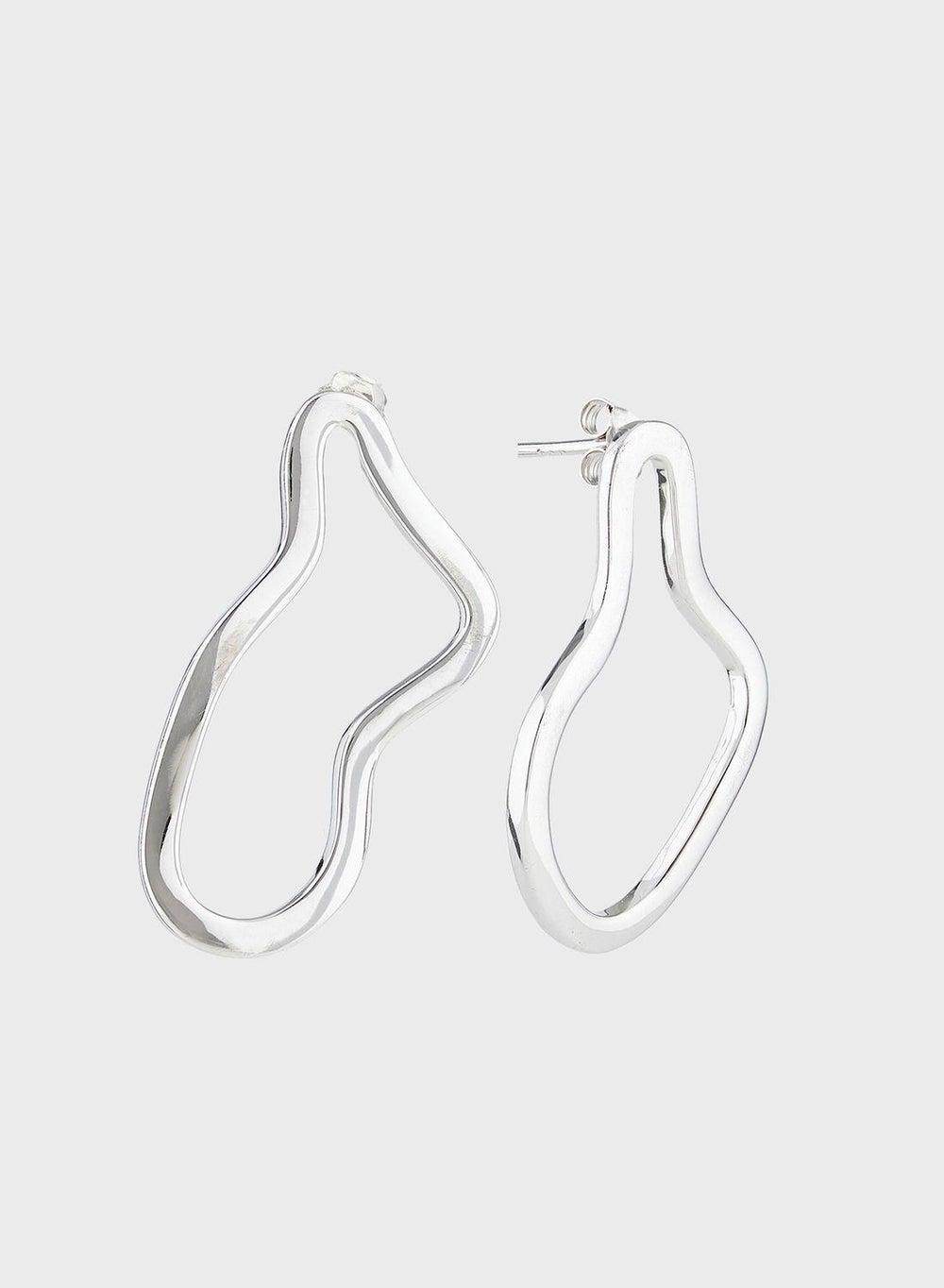 MOMNT Puddles Earrings - Elegant Sterling Silver Accents - Image 1