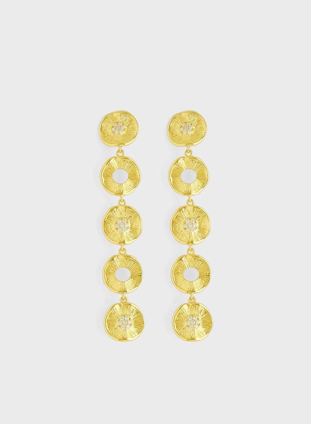 Jackie Mack Allure: Elegant Long Drop Earrings for Women - Image 1
