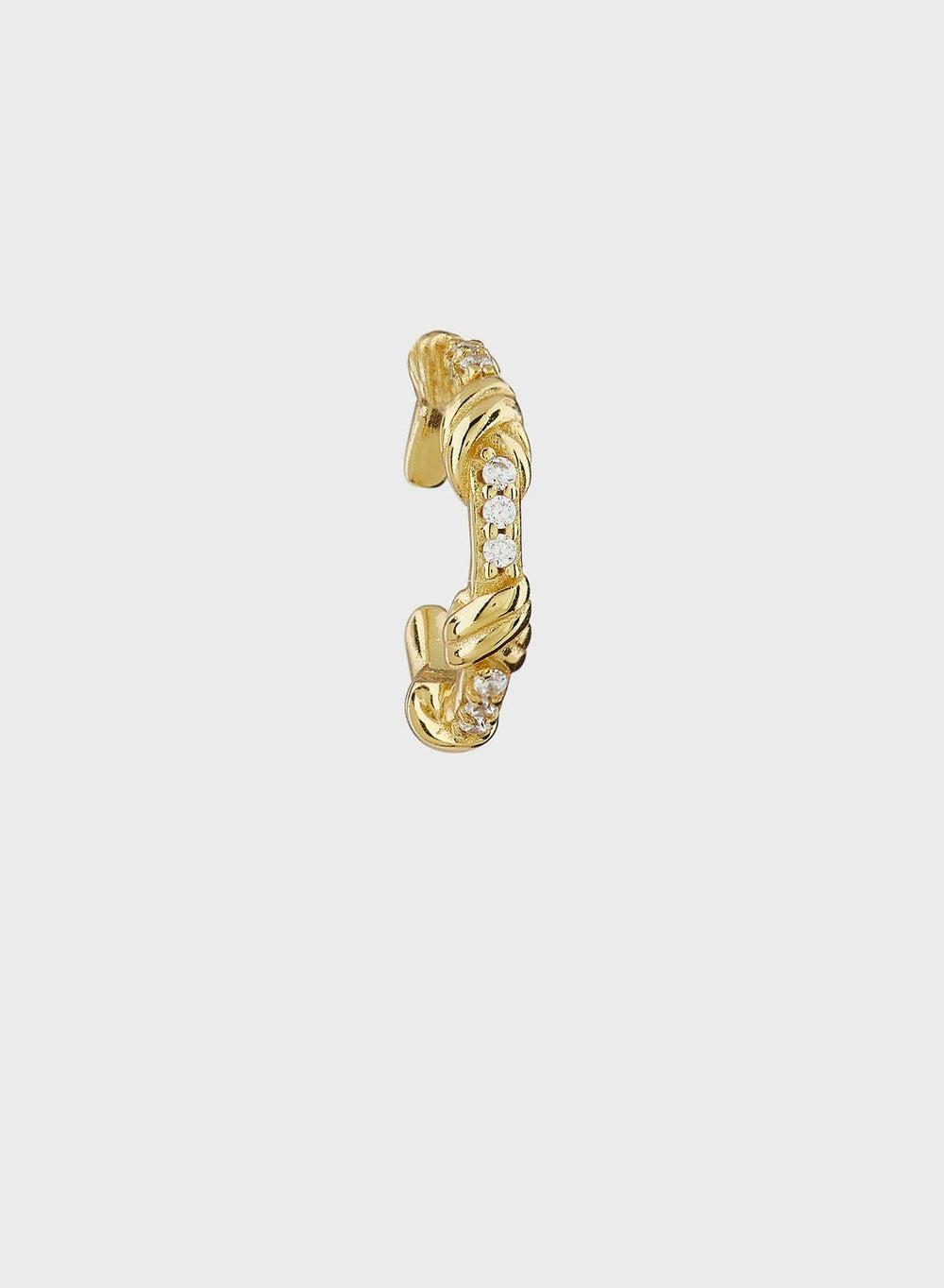 Jackie Mack Bonded Earrings Cuff - Elegance in Simplicity - Image 1