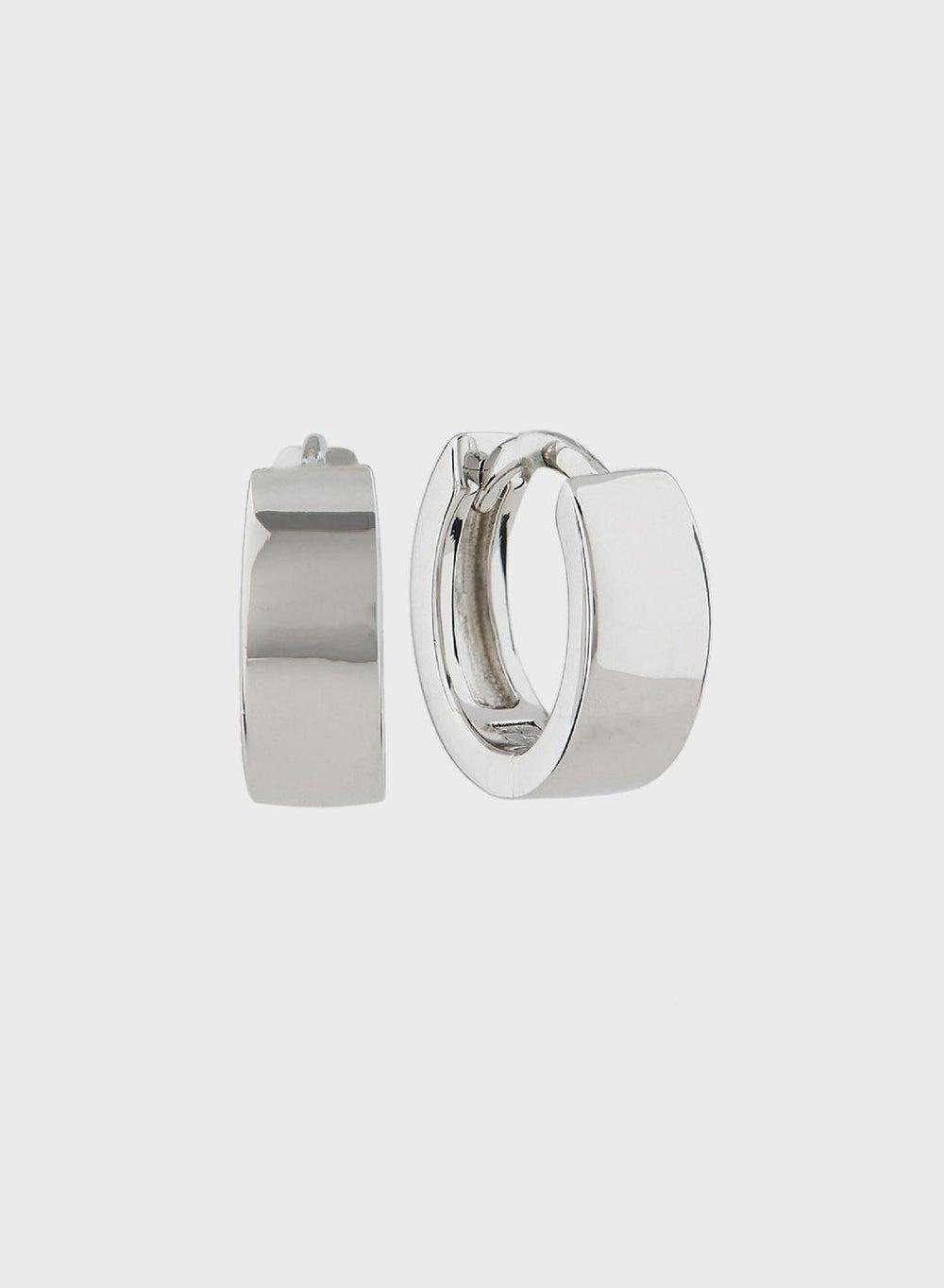 MOMNT Bold Sterling Silver Huggie Earrings for Women - Image 1
