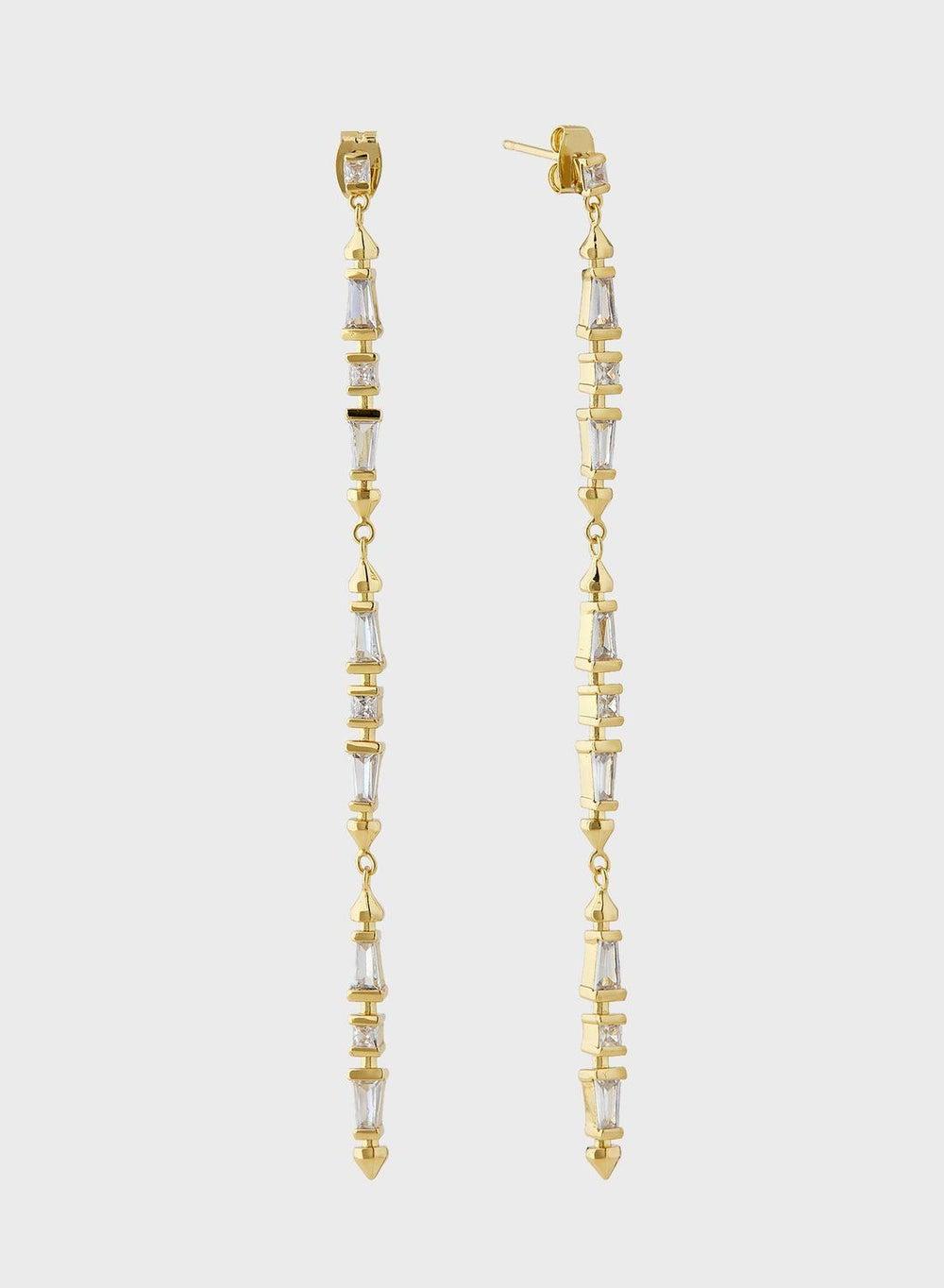 Jackie Mack Venus Elegance Long Drop Earrings for Women - Image 1