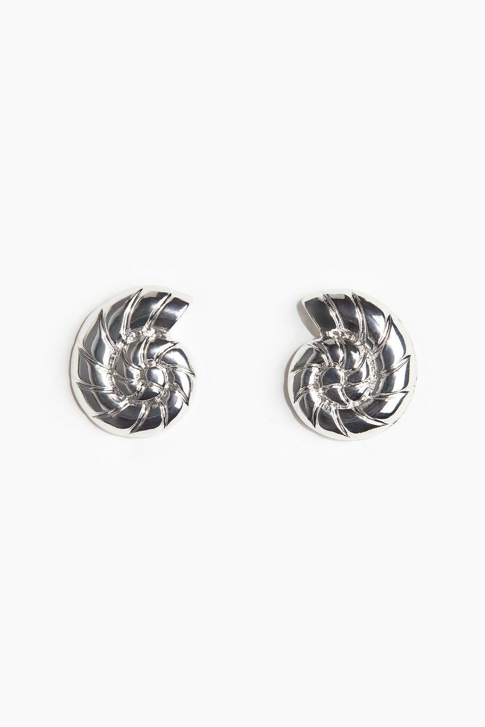 H&M Ocean Whispers: Elegant Shell-Shaped Earrings - Image 1