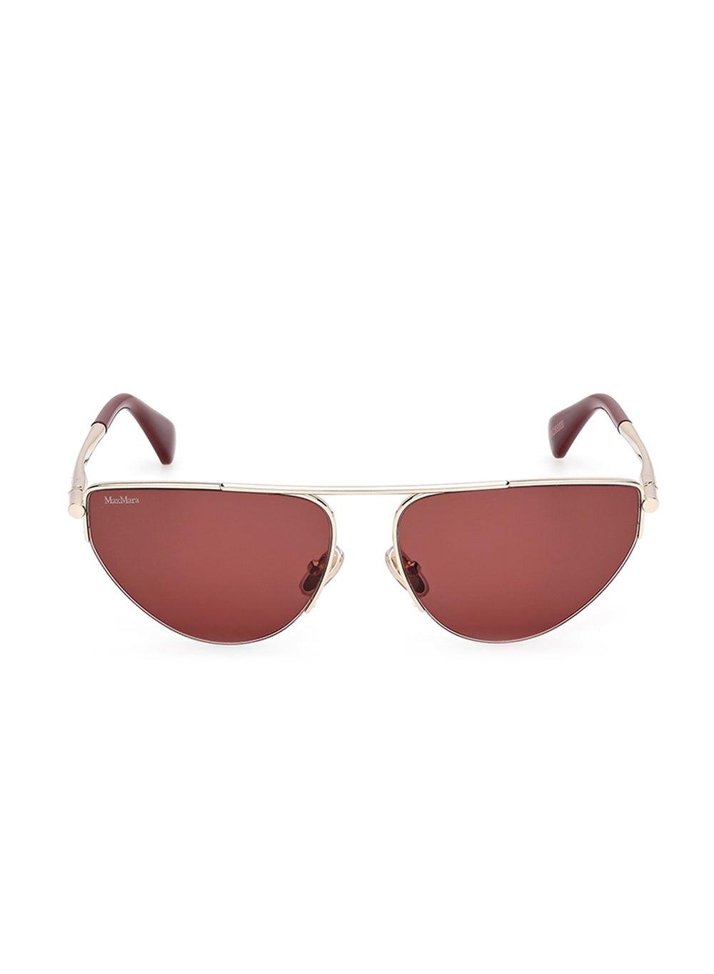 MaxMara Elegance Metal Frame Sunglasses for Women - Image 1