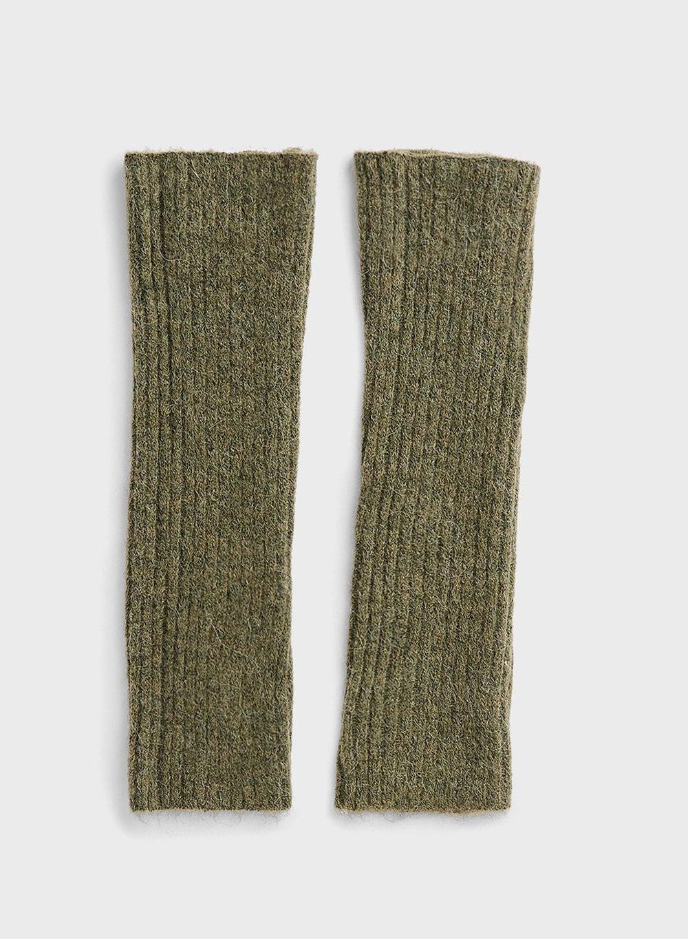 SELECTED FEMME Elegant Fingerless Knit Gloves - Image 1