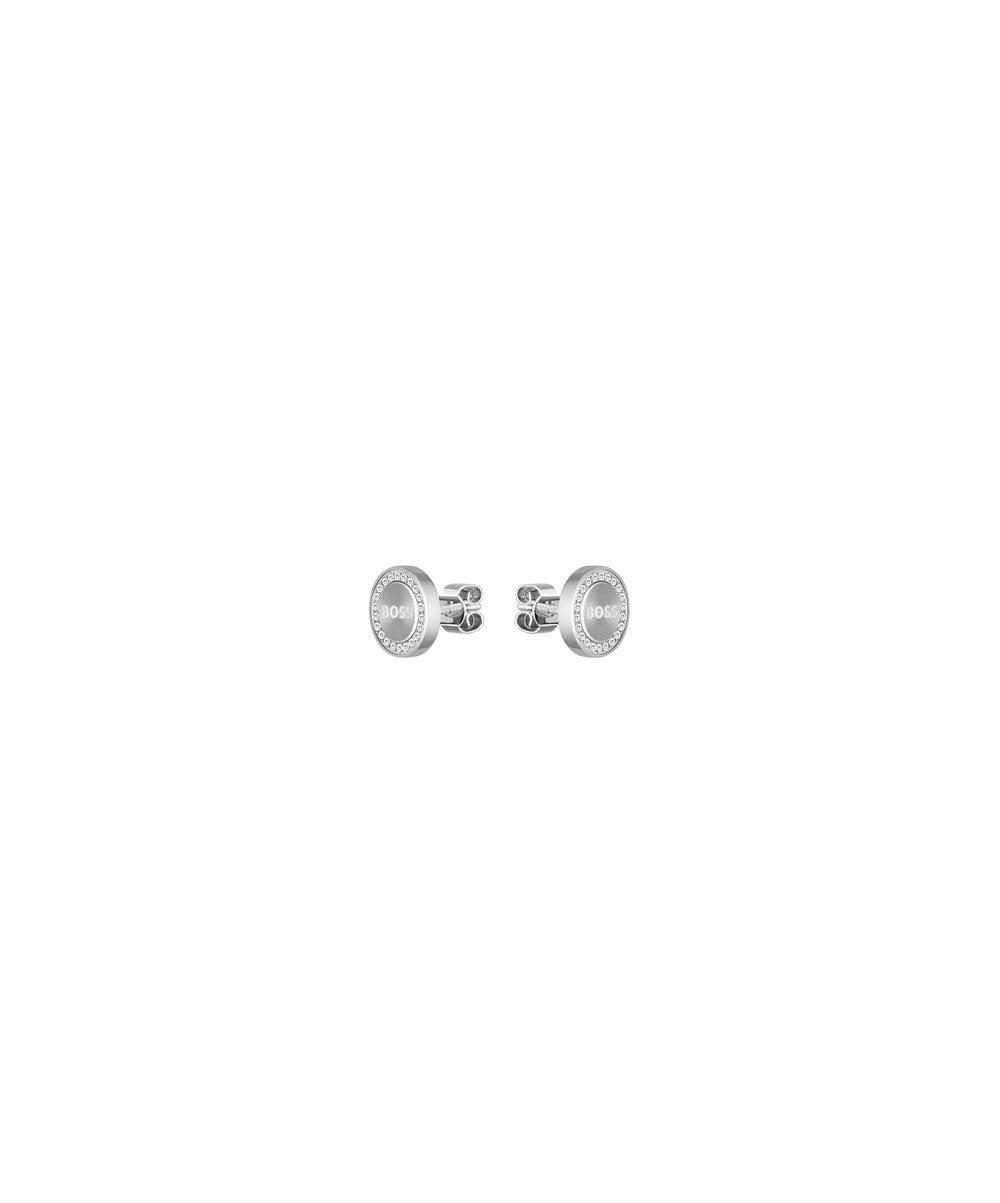 BOSS Iona Crystal Stud Earrings for Women - Image 1