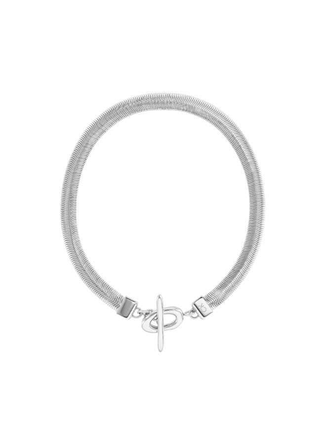 CALVIN KLEIN Fluid Sculpt Stainless Necklace for Women - Image 1