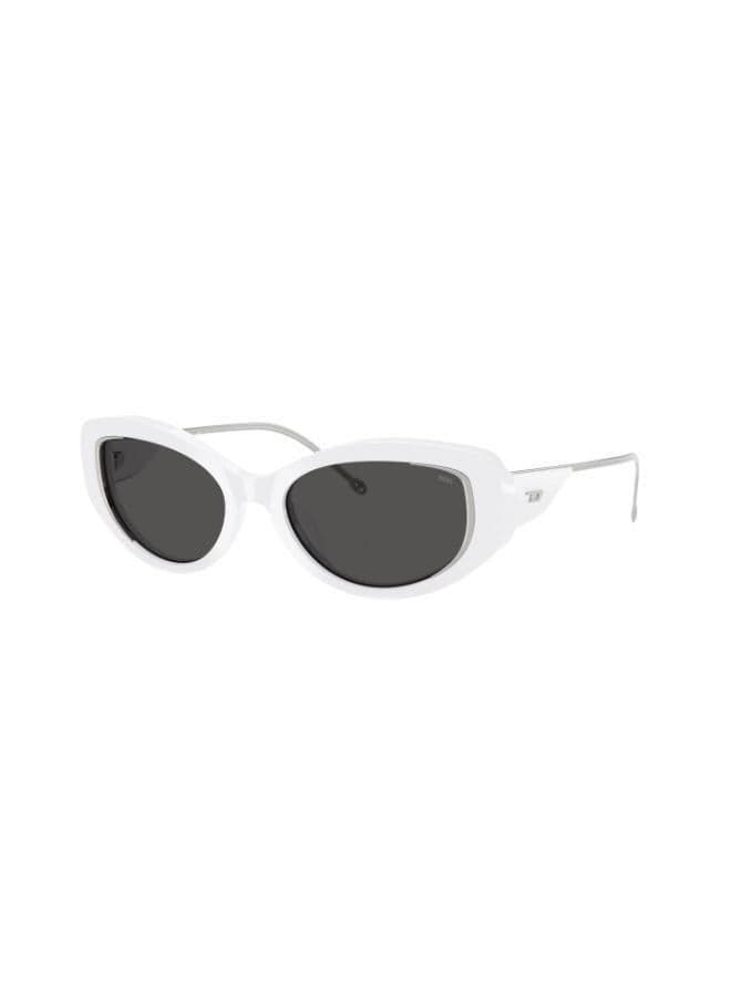 DIESEL 0Dl2001Mu Women's Chic Oval Sunglasses - Image 1