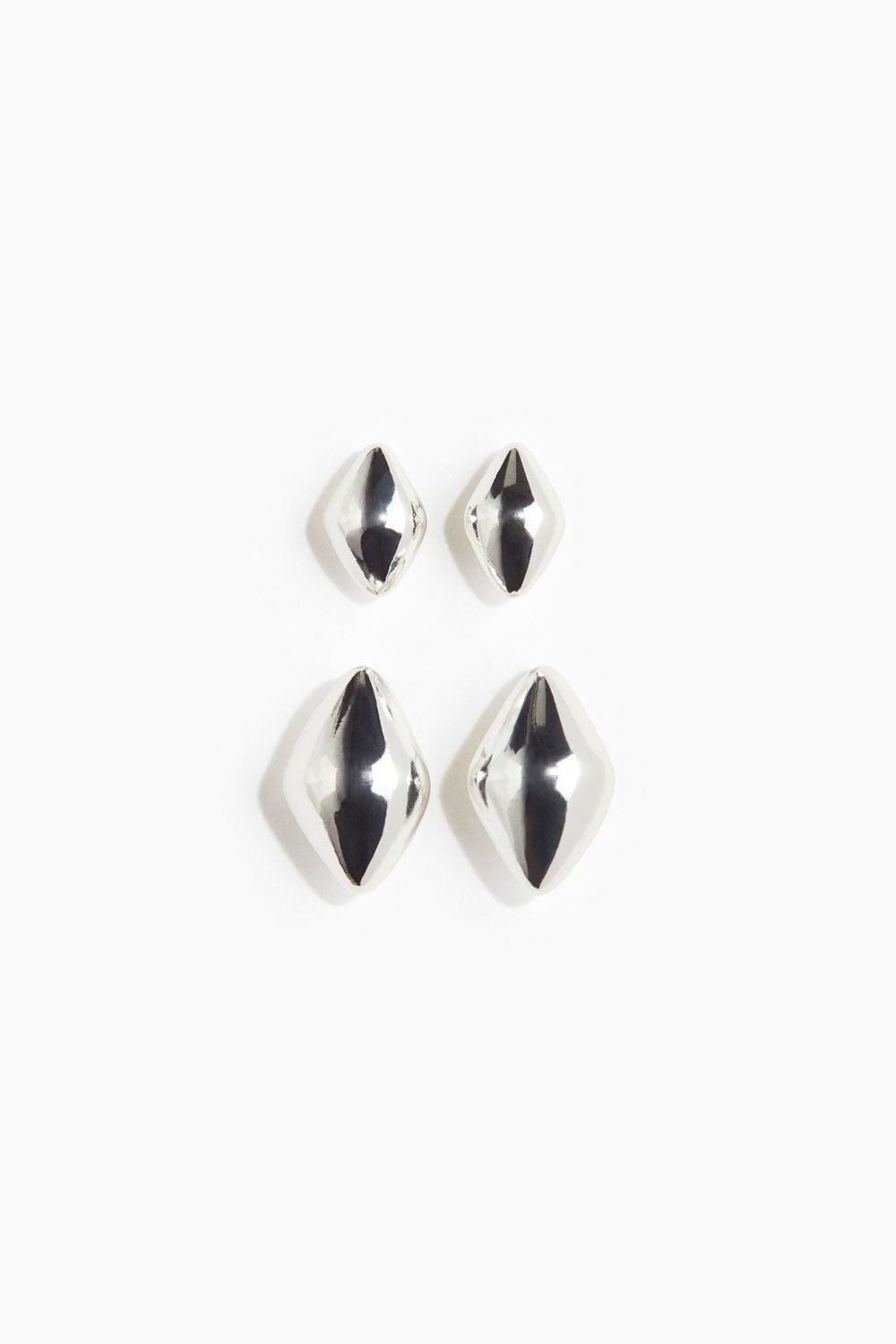 H&M Elegant Dome Earring Duo for Women - Image 1