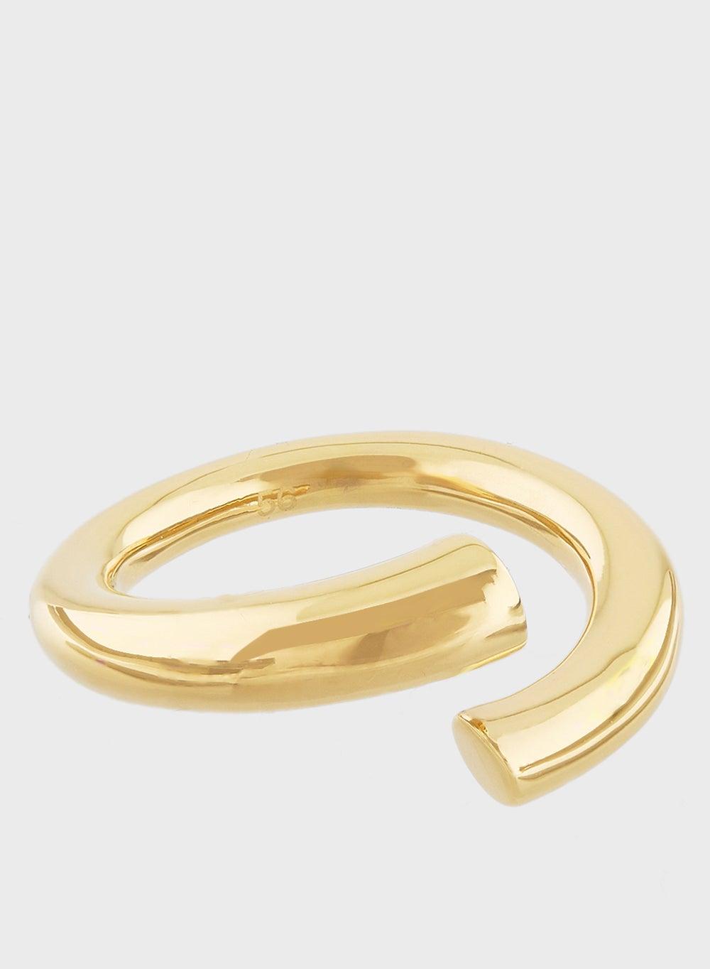 CALVIN KLEIN Sleek Ionic Plated Women's Ring - Image 1