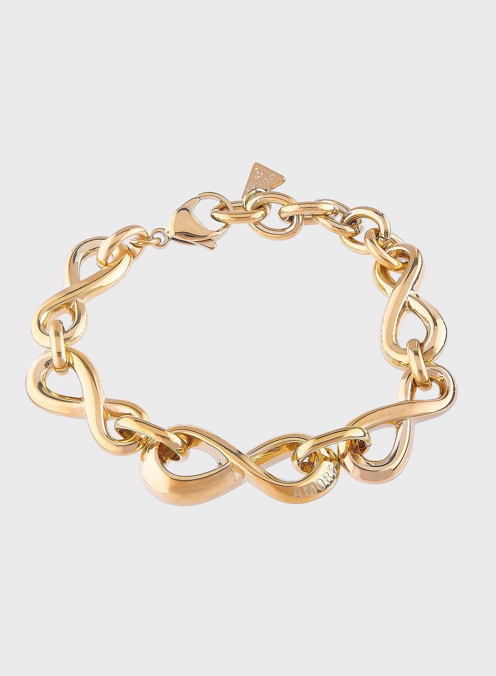 GUESS Jubb05047Jwygs Gold-Tone Infinity Bracelet 35mm - Image 1