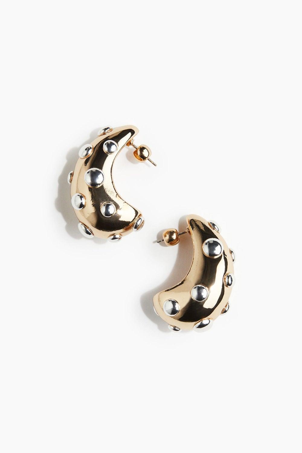 H&M Studded Dome Earrings: Timeless Elegance Unleashed - Image 1