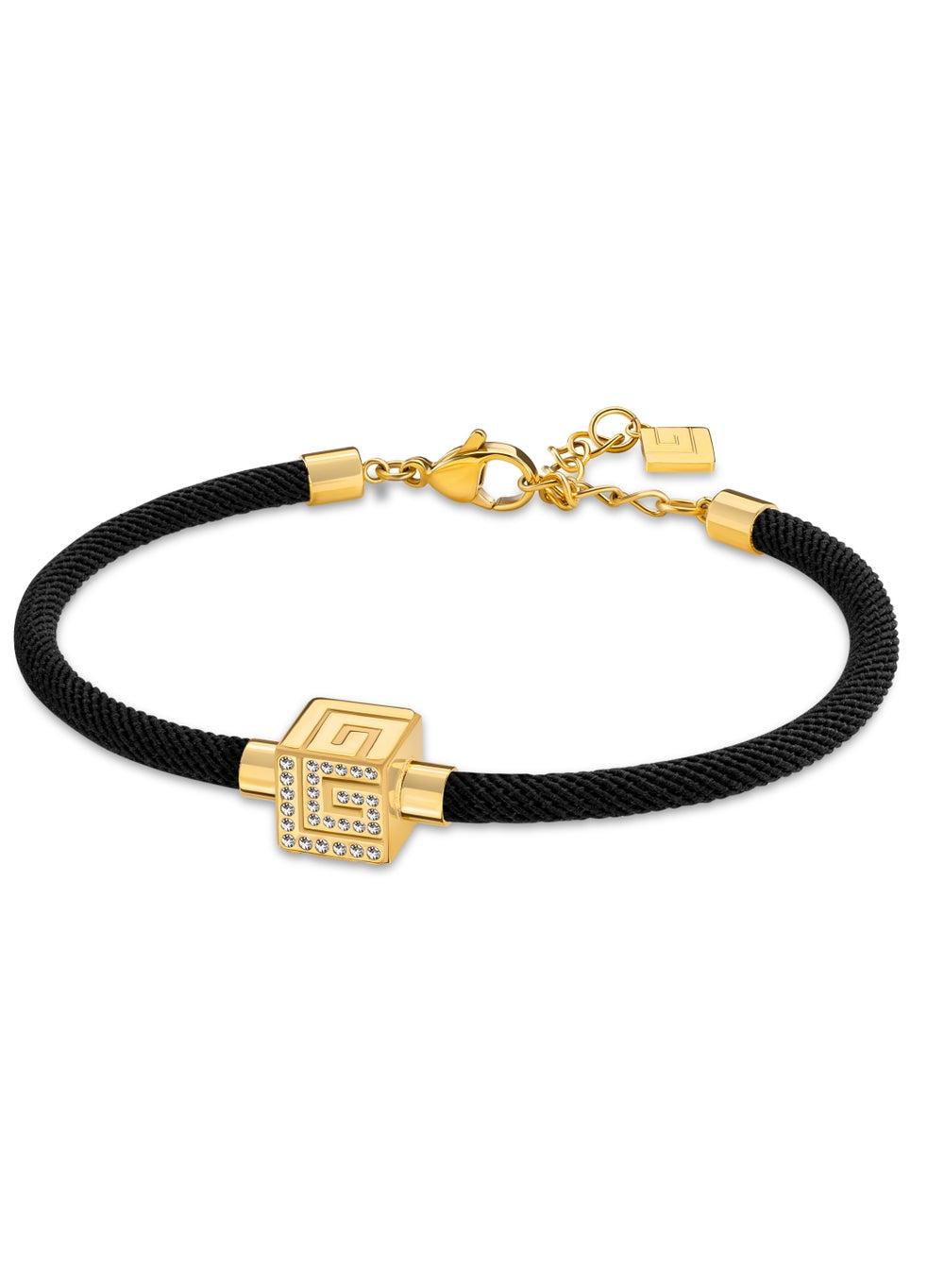 Guy Laroche Aline Black & Gold Plated Women's Bracelet - Image 1