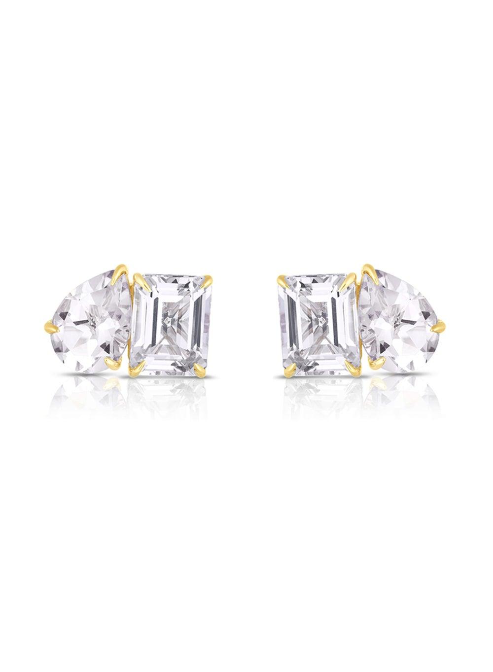 Liu Jo Dereh Elegance - White Gold Earrings for Women - Image 1