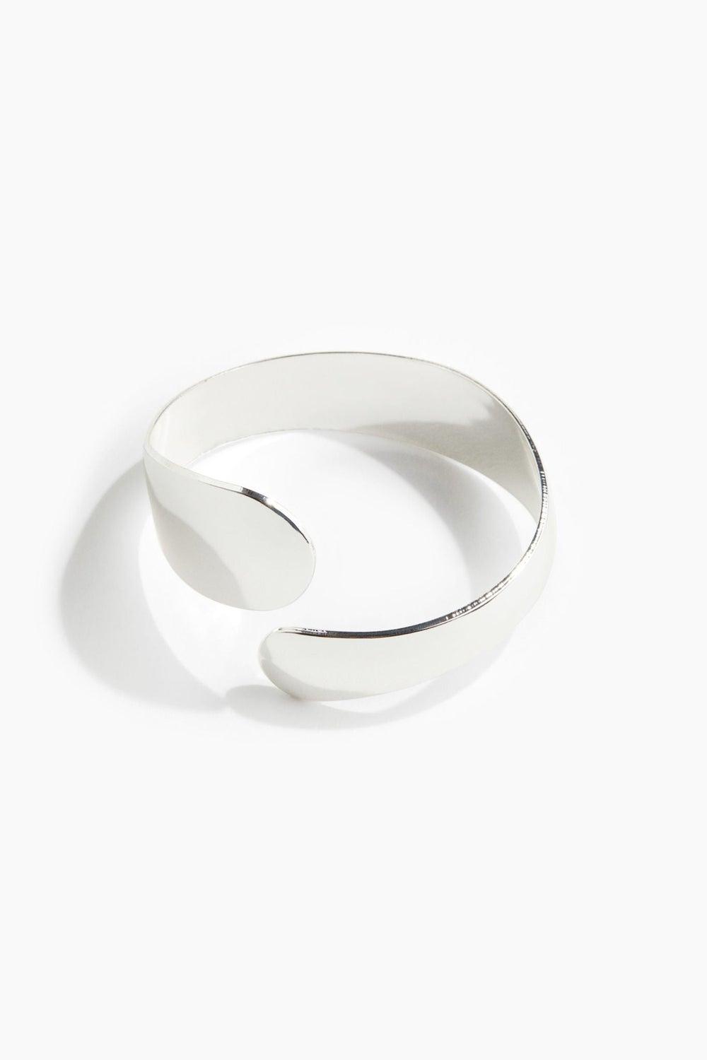 H&M Chic Steel Cuff Bracelet for Modern Elegance - Image 1